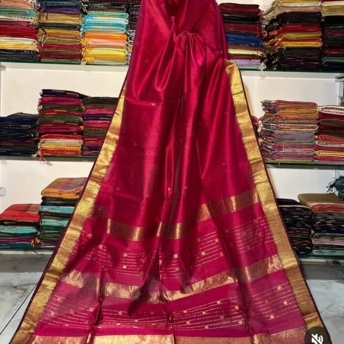 Maheshwari with golden border