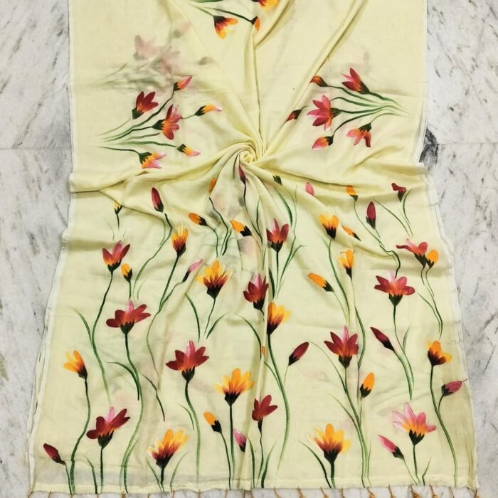 Exclusive Mul Cotton 120 Count Handloom Saree with Printed Design